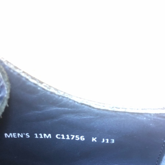 COLE HAAN Pebbled Oxford Brogue Wingtip Black shoes sz 11 price firm! main image 5